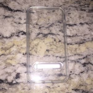 iPhone X/Xs clear magnetic stand case
